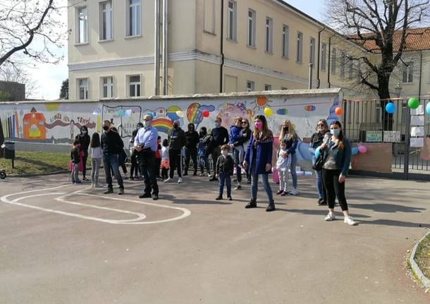 Parabiago manifestazione Dad