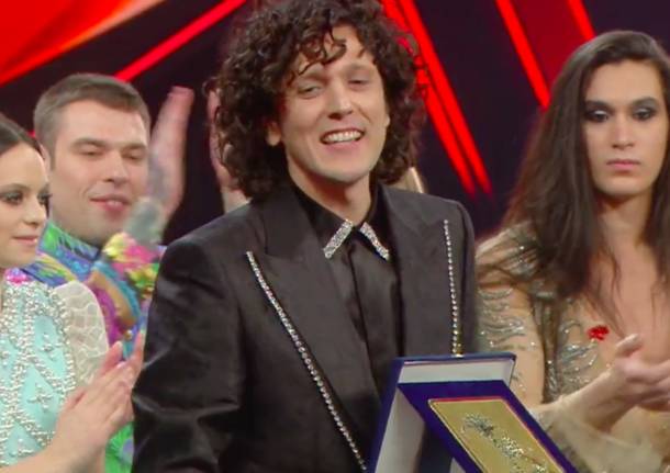 I cantanti sul podio di Sanremo 2021