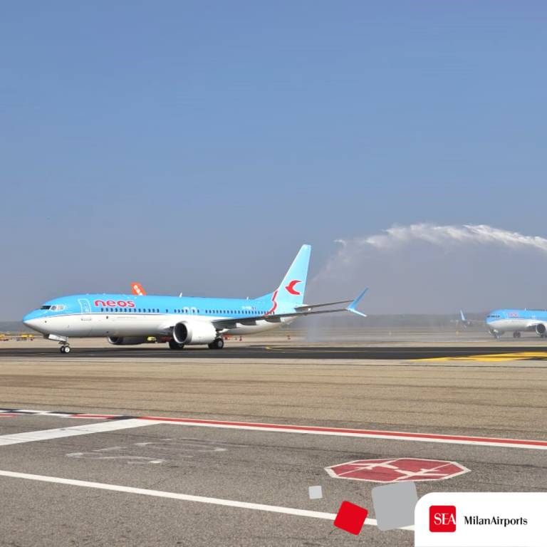 I nuovi B737-8 Max Neos a Malpensa