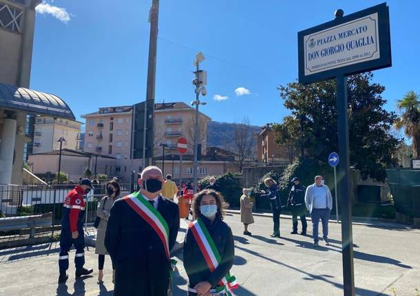 Inaugurazione piazza Lavena Ponte Tresa