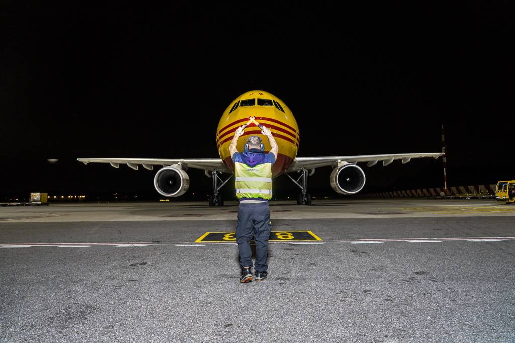 L'inaugurazione del nuovo hub Dhl  a Malpensa