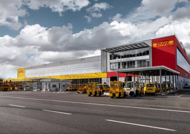 L'inaugurazione del nuovo hub Dhl a Malpensa