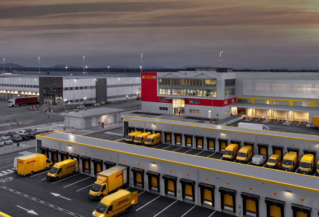L'inaugurazione del nuovo hub Dhl  a Malpensa