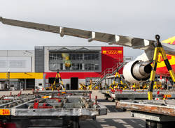 L'inaugurazione del nuovo hub Dhl  a Malpensa