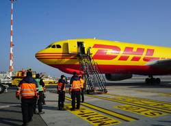 L'inaugurazione del nuovo hub Dhl  a Malpensa