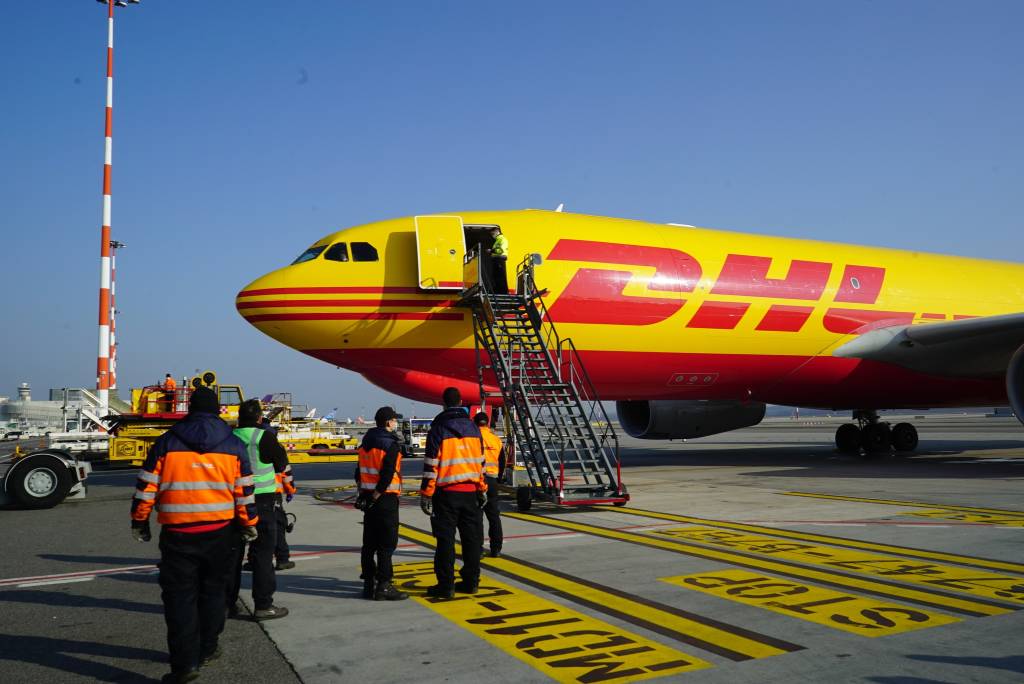 L'inaugurazione del nuovo hub Dhl  a Malpensa
