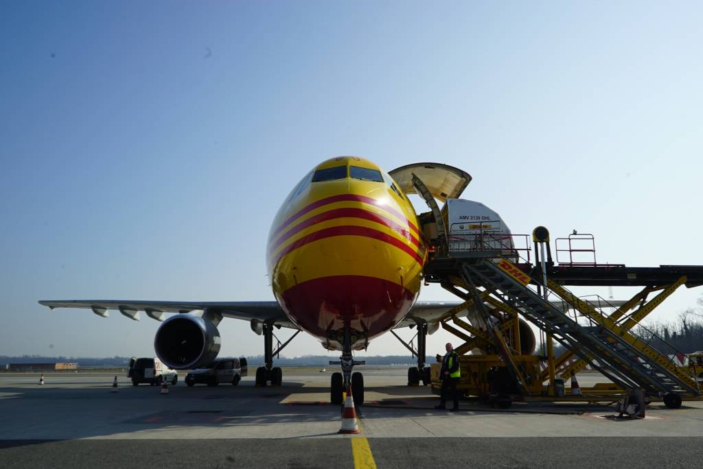 L'inaugurazione del nuovo hub Dhl  a Malpensa