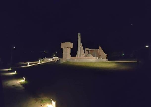 La nuova illuminazione al parco di Taino