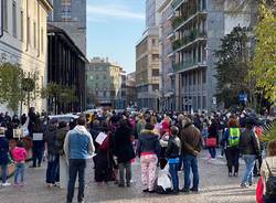 manifestazione scuola in presenza busto arsizio