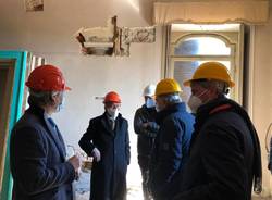 Nel cantiere di villa Mylius