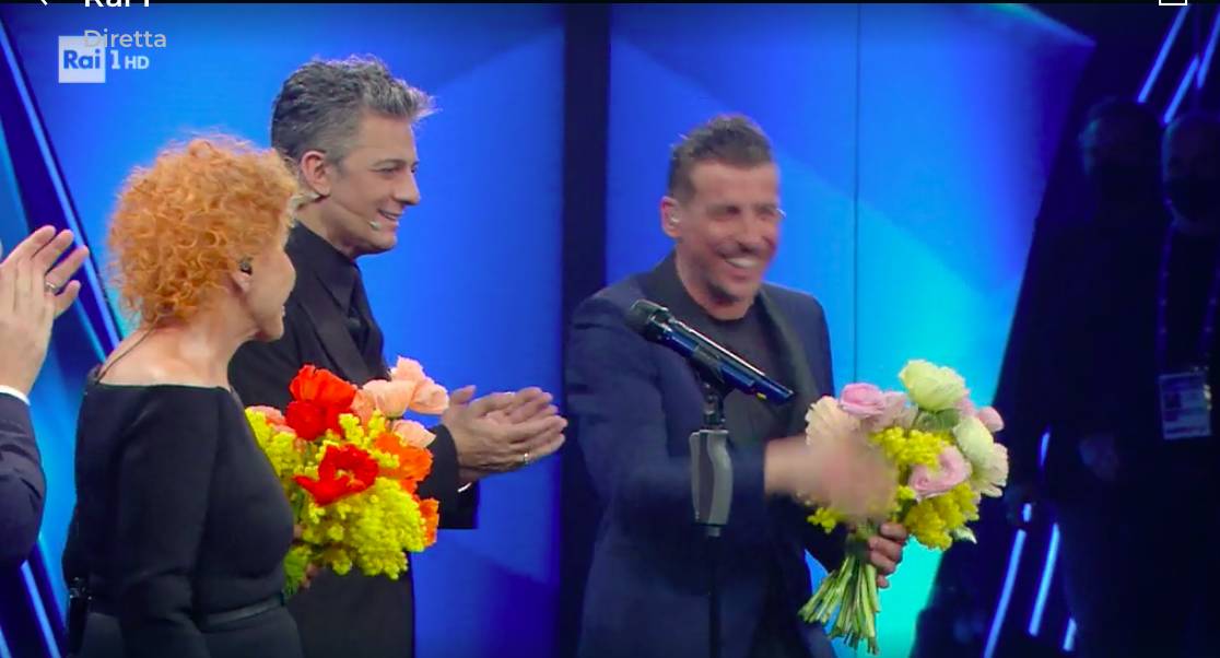 Ornella Vanoni e Francesco Gabbani a Sanremo 2021