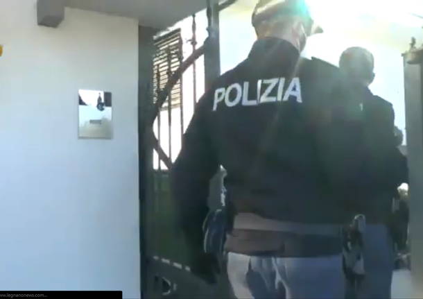 polizia di stato sequestro antimafia a Lainate