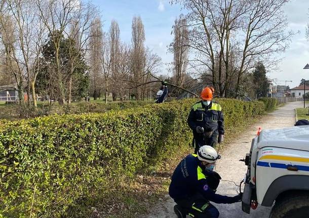 Prociv Legnano recupero bici Olona 