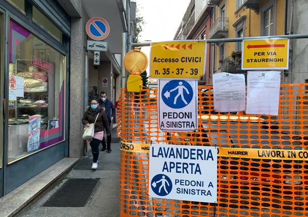 Proseguono i lavori di riqualificazione di via Del Cairo a Varese