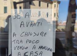 Protesta dei titolari di bar a Legnano