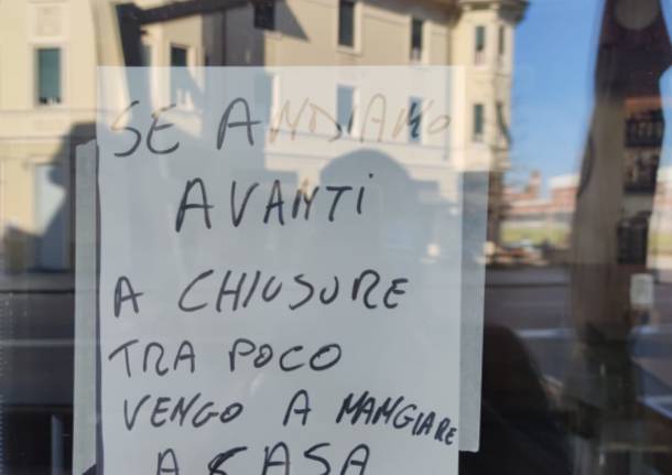 Protesta dei titolari di bar a Legnano