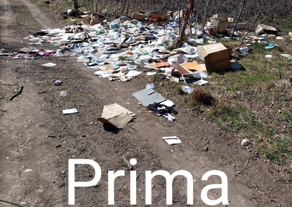 pulizia discarica abusiva boschi fagnano olona