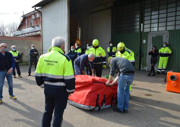 Sabato di esercitazioni per il gruppo comunale di Protezione civile di Uboldo e Origgio