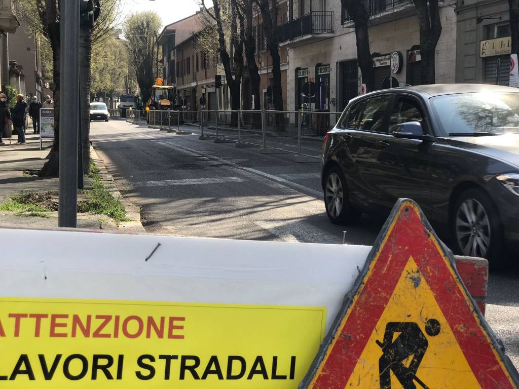 Saronno, al via i lavori per la riqualificazione di via Roma