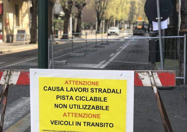 Saronno, al via i lavori per la riqualificazione di via Roma