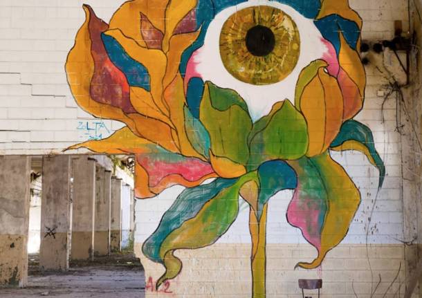 Saronno, all’ex Isotta Fraschini i murales dell’artista casertano Antonio Zolta
