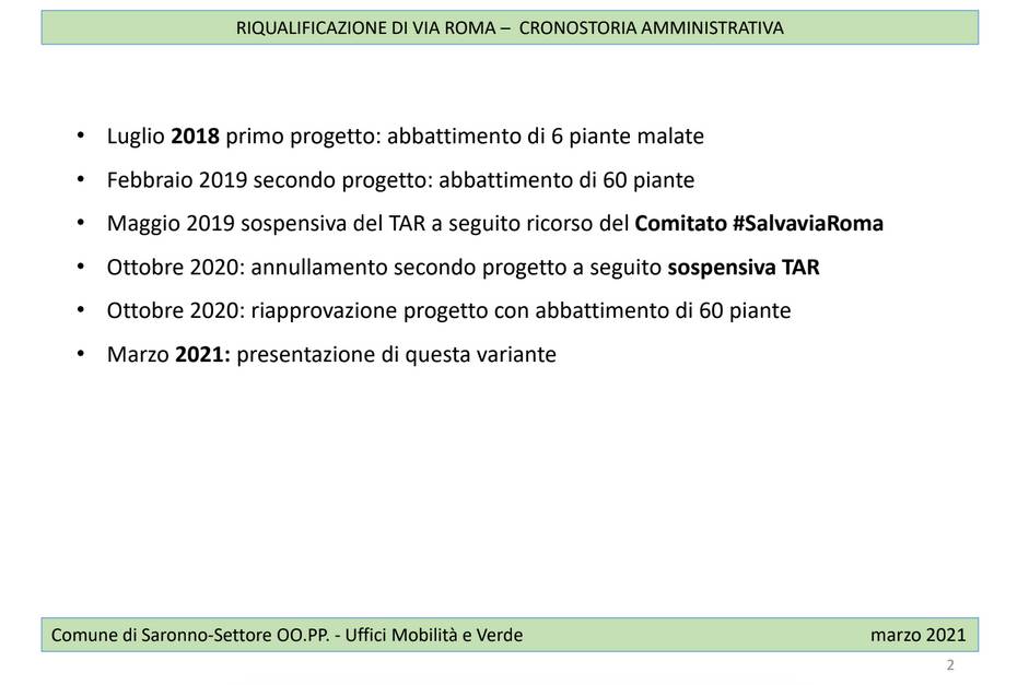 Saronno, la riqualificazione di via Roma