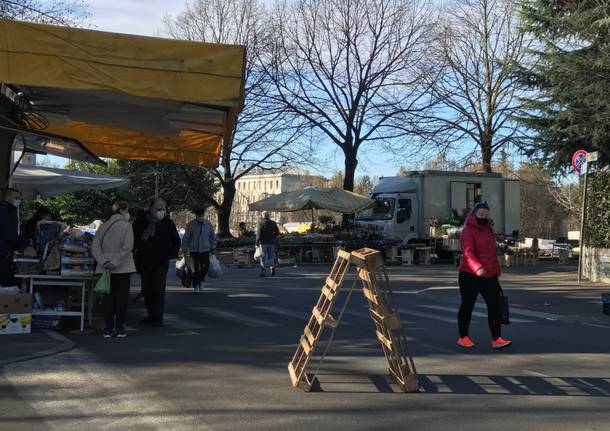 Saronno, torna il mercato in forma ridotta 