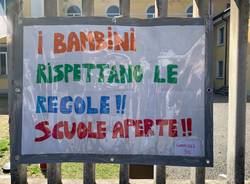 Scuola protesta Crenna Gallarate 