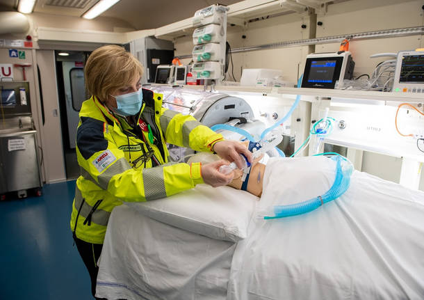 Treno sanitario covid lombardia