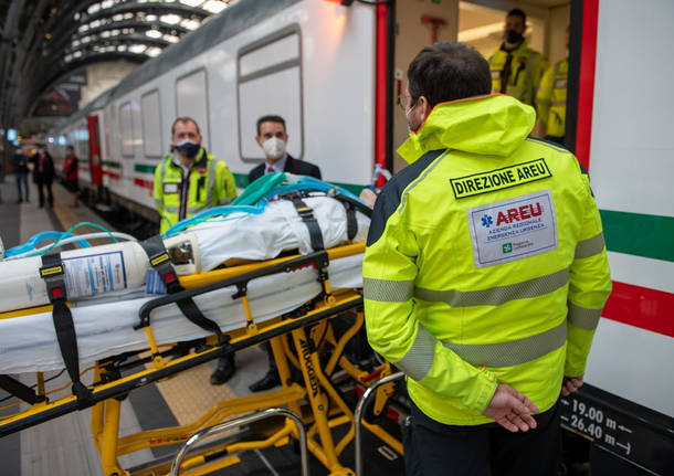 Treno sanitario covid lombardia