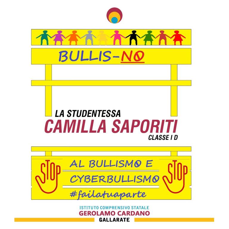 Una panchina blu contro il bullismo