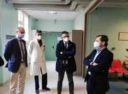 Visita di Emanuele Monti all'ospedale di Tradate