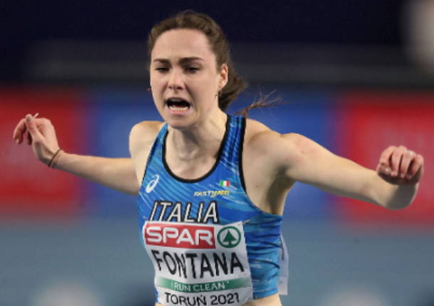 vittoria fontana atletica leggera europei indoor 2021 foto G. Colombo/Fidal