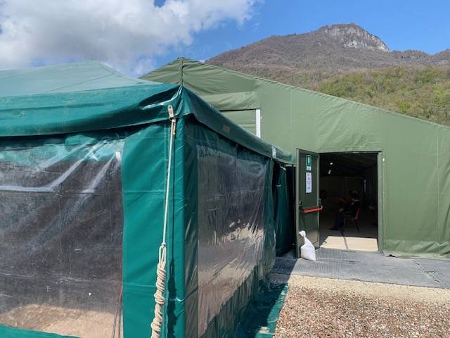 Il centro vaccinale di Rancio a due settimane dall\'apertura