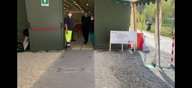 Il centro vaccinale di Rancio a due settimane dall\'apertura