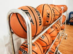 carrello palloni basket