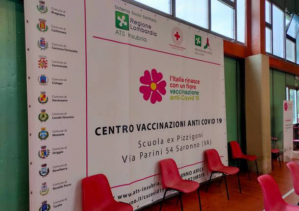 Centro vaccinale via Parini 54 Saronno