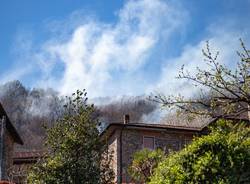 Cuasso al Monte - Incendio boschivo Pasqua 2021