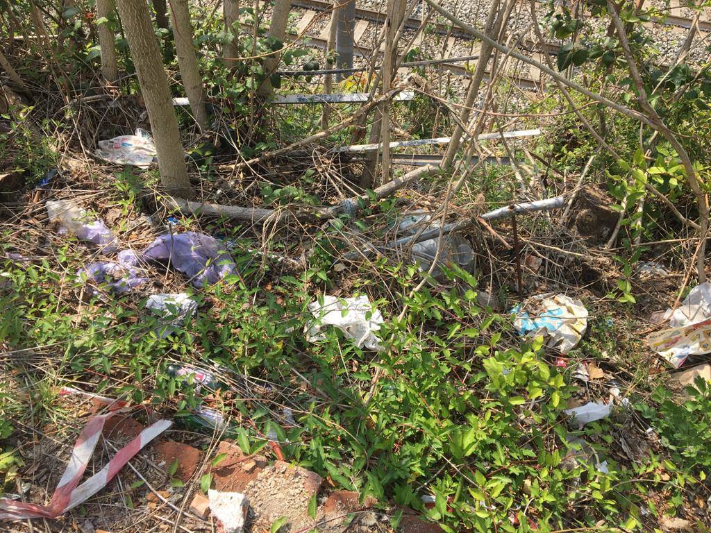 Degrado in via Gasparotto