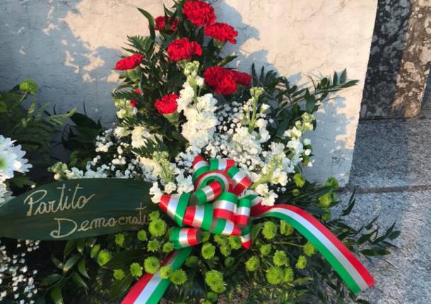 Il Pd di Cislago rende omaggio ai caduti per la Liberazione