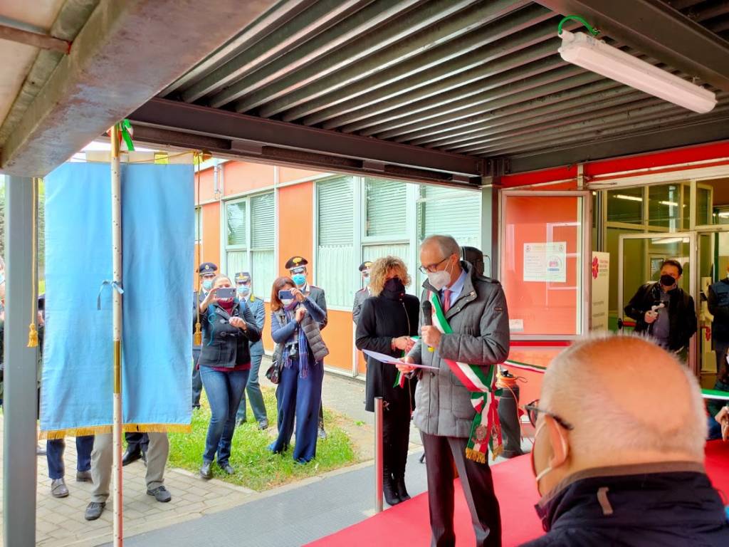 Inaugurazione hub vaccinale di Saronno
