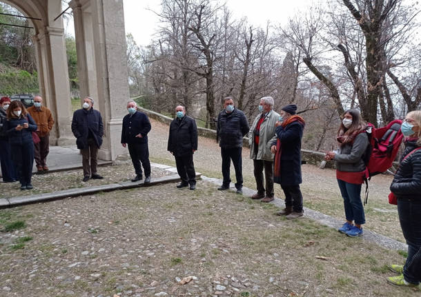 lavori restauro Fuga in Egitto di Guttusmo