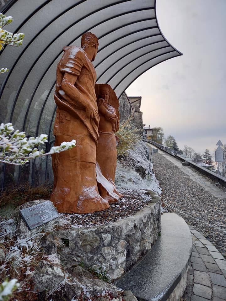 Neve di aprile 2021 (oggi nel Varesotto)