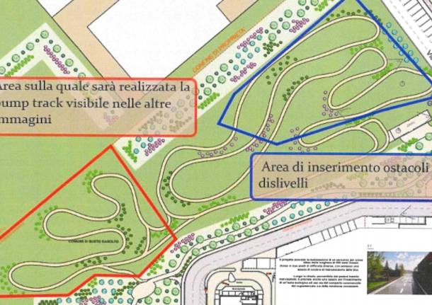 parco per le bici a busto garolfo