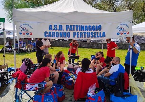 Pattinaggio Caronno Pertusella, weekend di gare per il trofeo Ghilardi a Cassano d'Adda