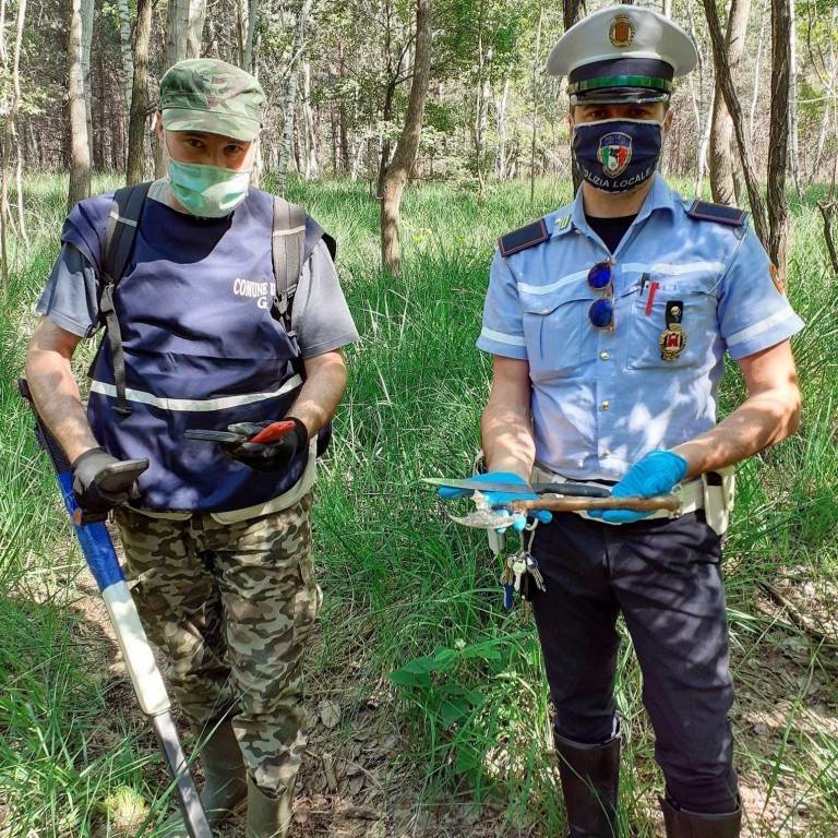 Ritrovamenti nel bosco di Ceriano Laghetto 