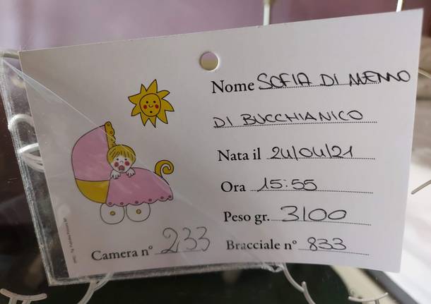 Benvenuta, dolce Sofia