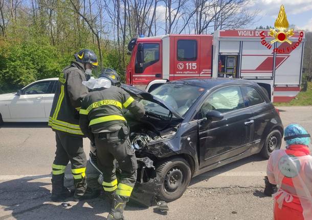 vigili del fuoco incidente clivio