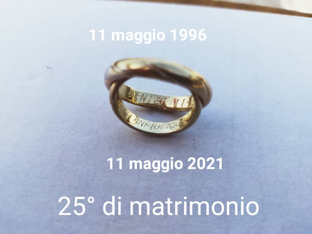 25 anni Giancarlo e Denise