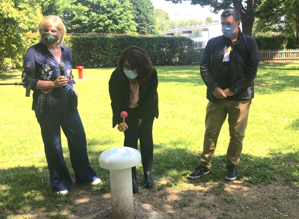 I nuovi giochi dell\'asilo nido di Malnate